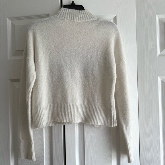 Anthropologie Moth Miaou Embroidered Cat Mockneck Sweater - Picture 7 of 10